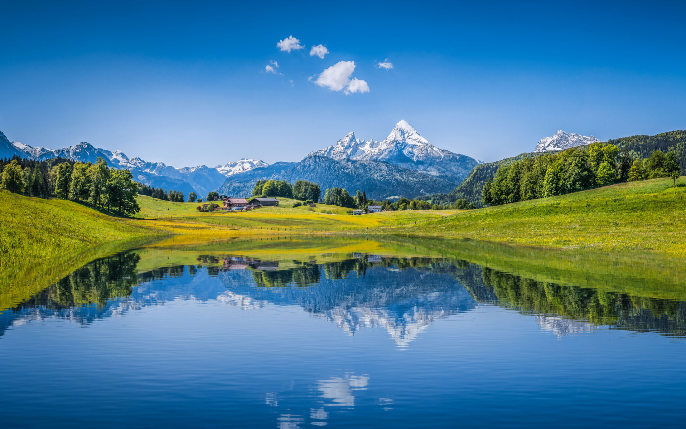 Swiss mountain scenery